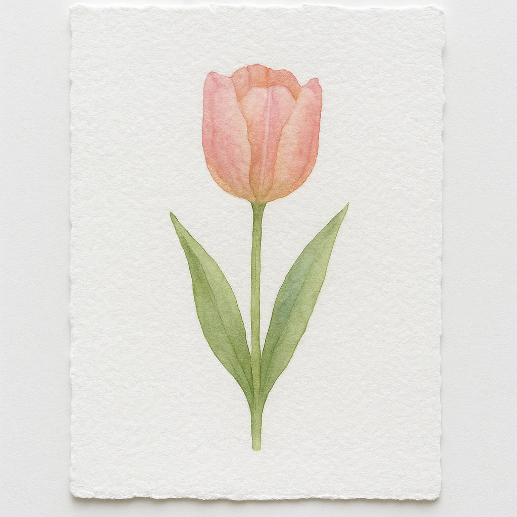 Easy Easter watercolor painting idea 32