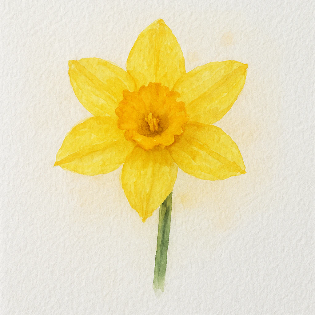 Easy Easter watercolor painting idea 33