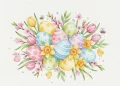 Easy Easter Watercolor Paintings Ideas