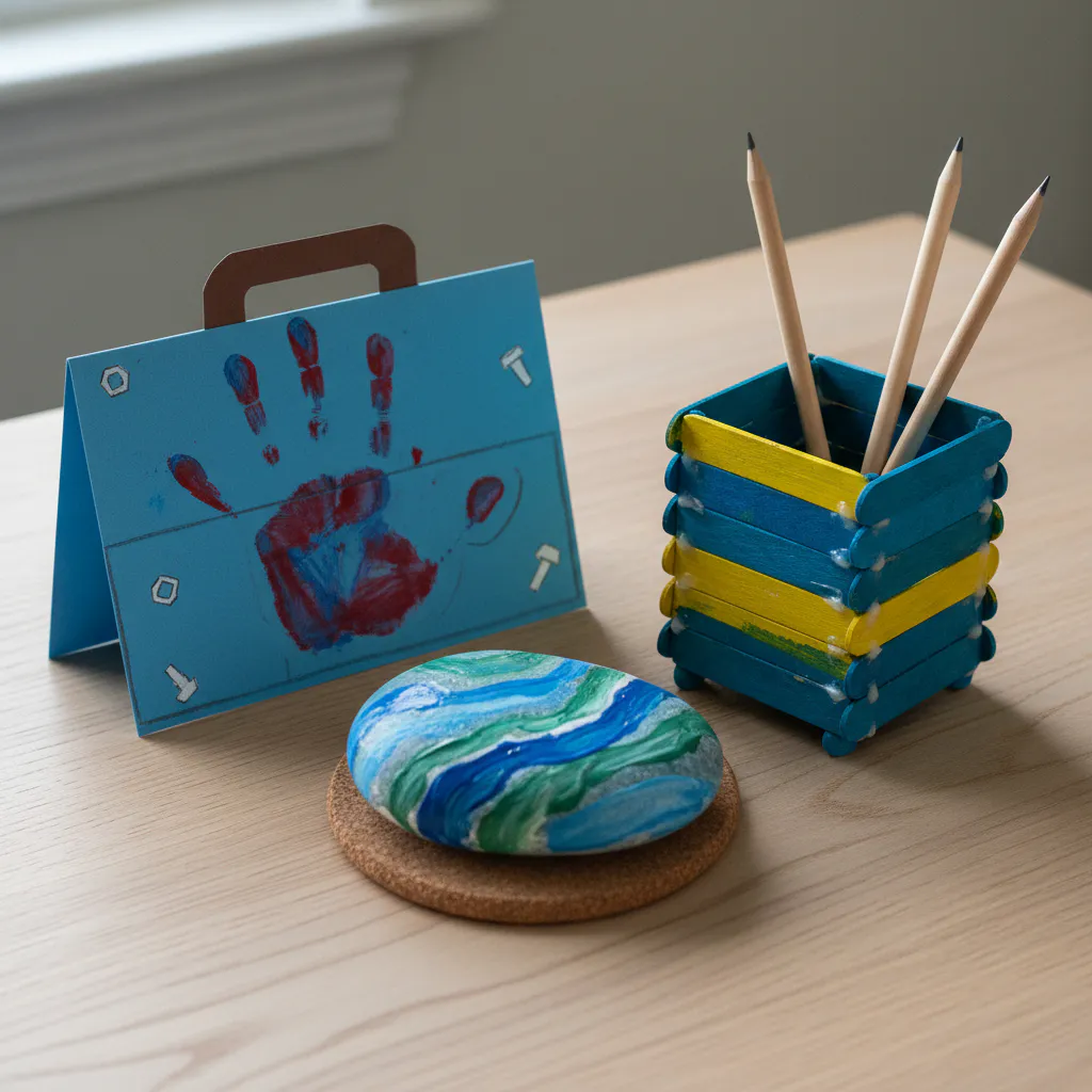 Easy Father's Day craft for kids 26