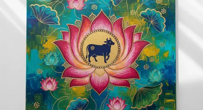 Easy Pichwai Painting Ideas