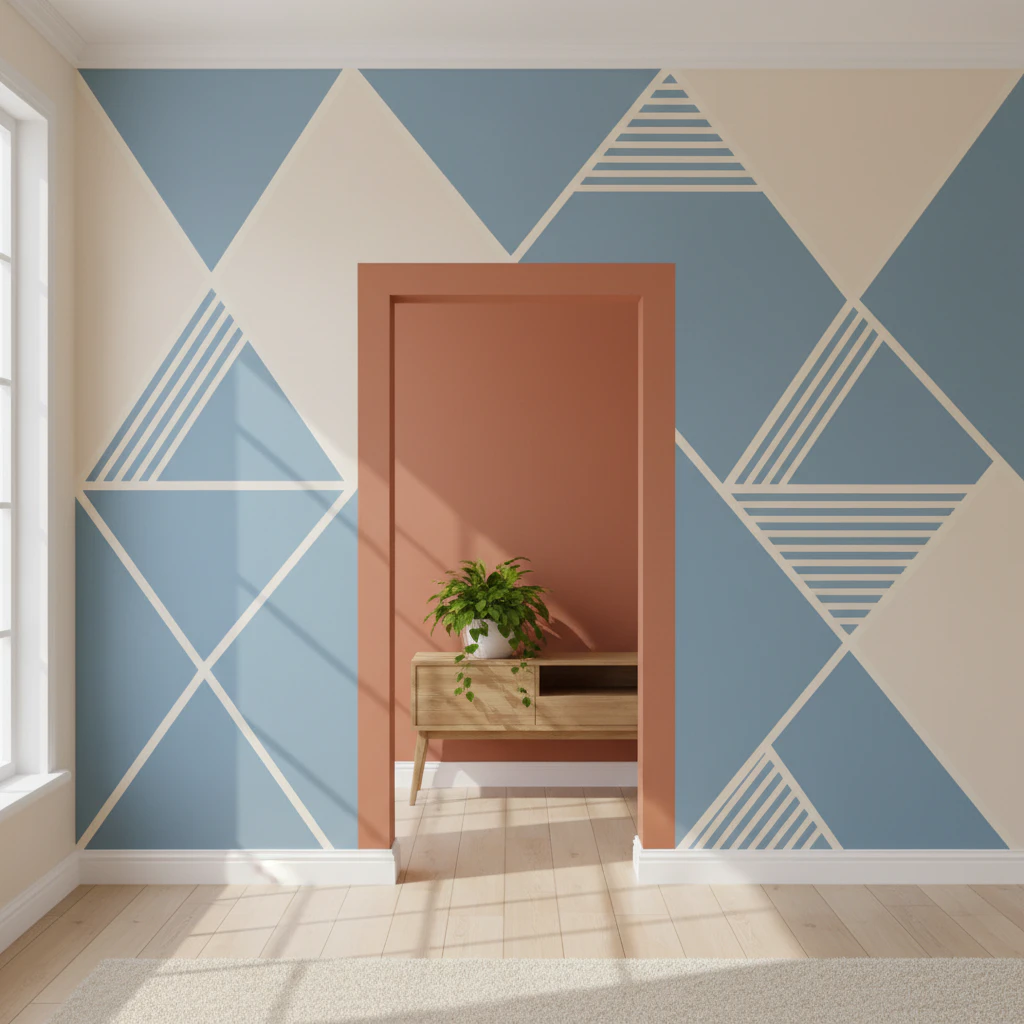 Easy wall painting design 55