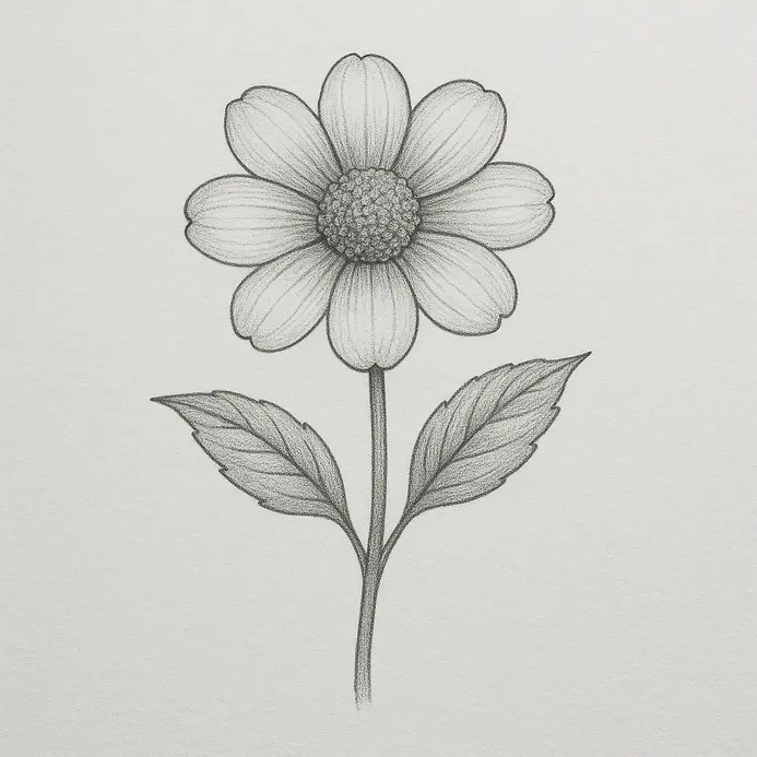 How to Draw a Flower: 10 Step-by-Step Tutorial - Artistic Haven
