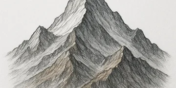 How To Draw A Mountain