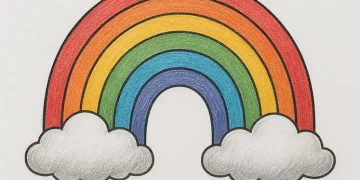 How To Draw A Rainbow
