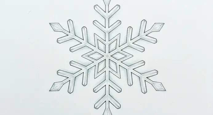 How to Draw a Snowflake