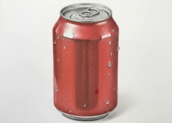 How to Draw a Soda Can