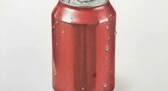How to Draw a Soda Can