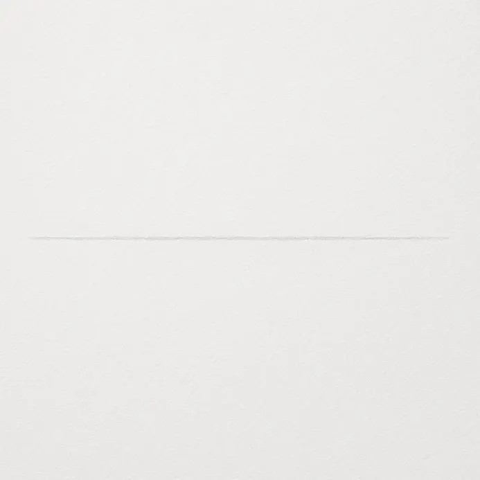 A light horizontal pencil line drawn across the lower third of a white piece of paper.