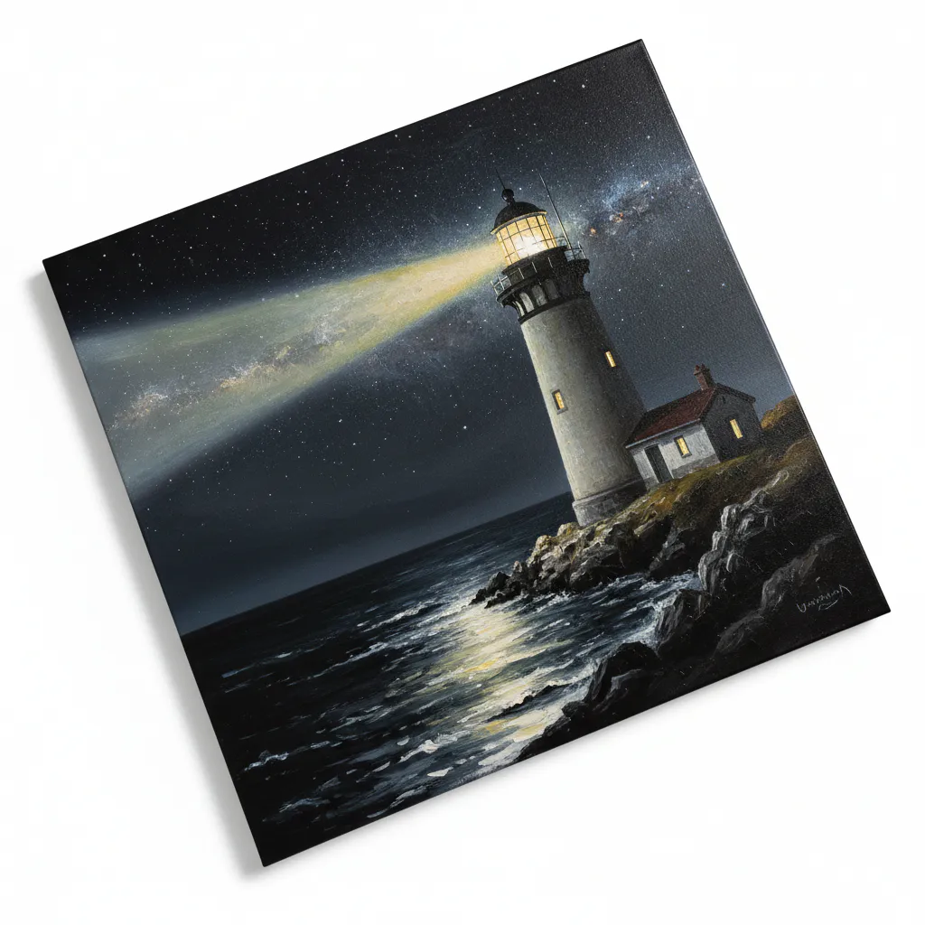 Lighthouse painting idea 19