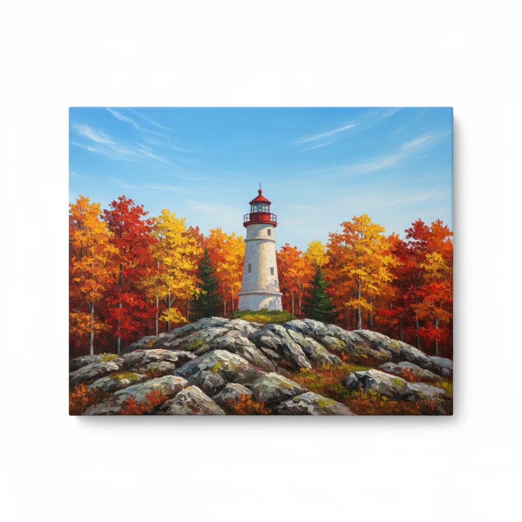 Lighthouse painting idea 20