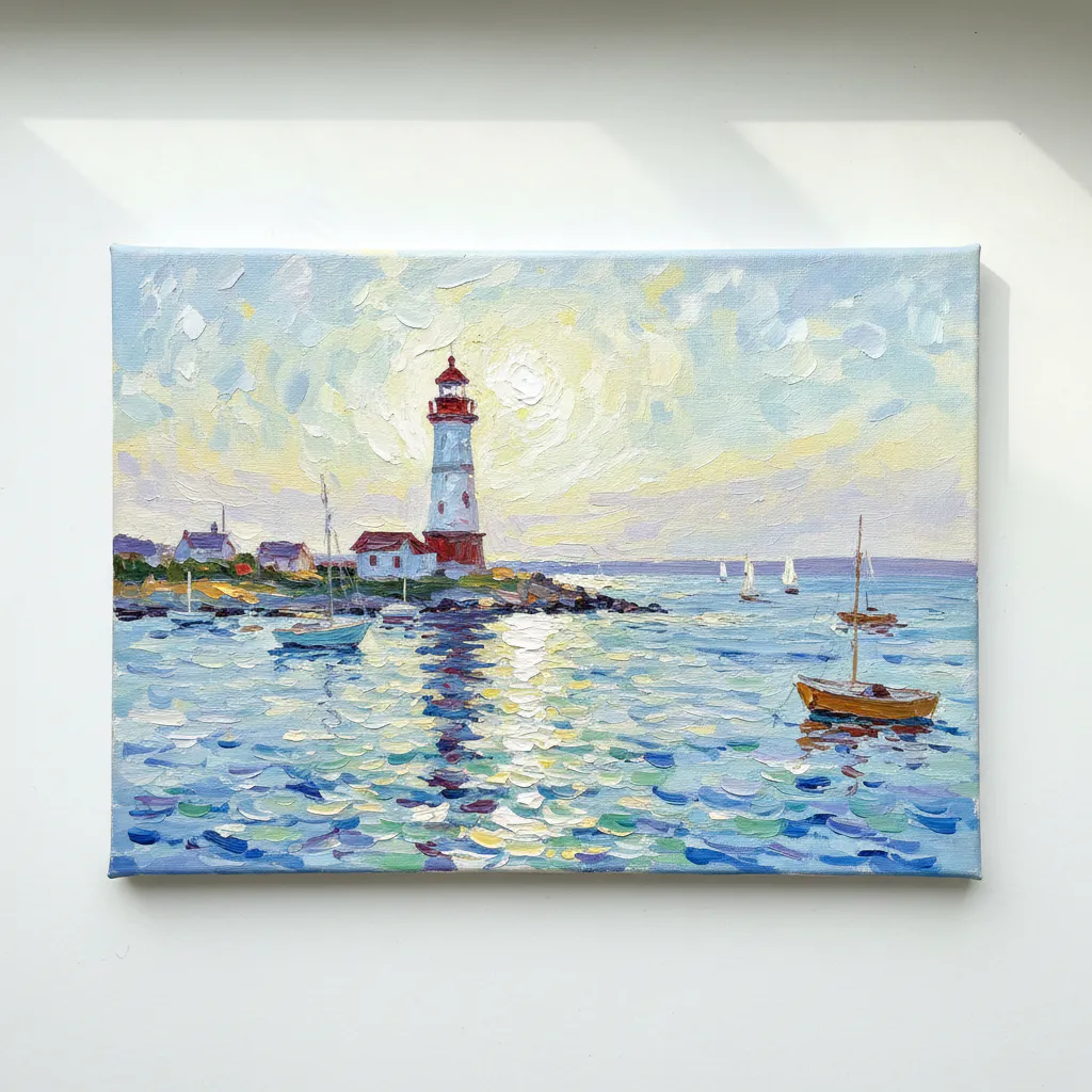 Lighthouse painting idea 21