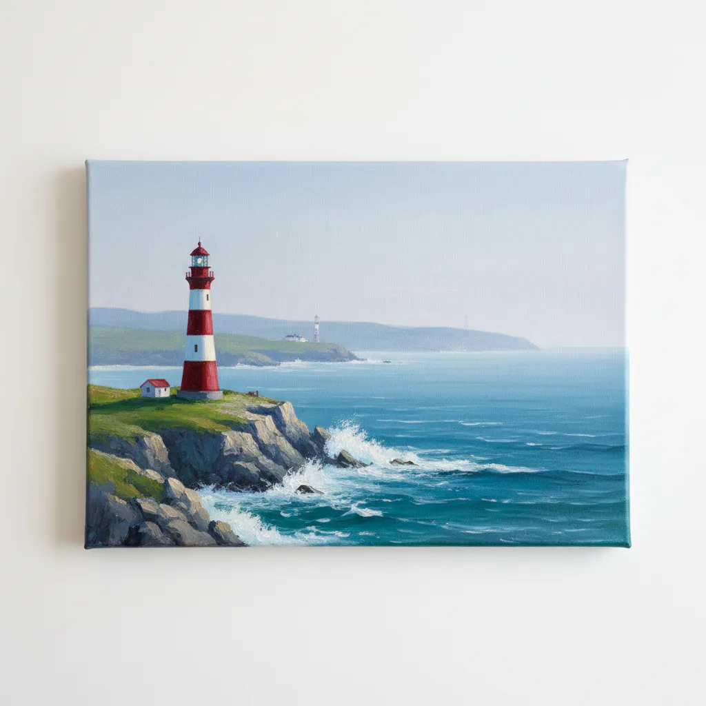 Lighthouse painting idea 26