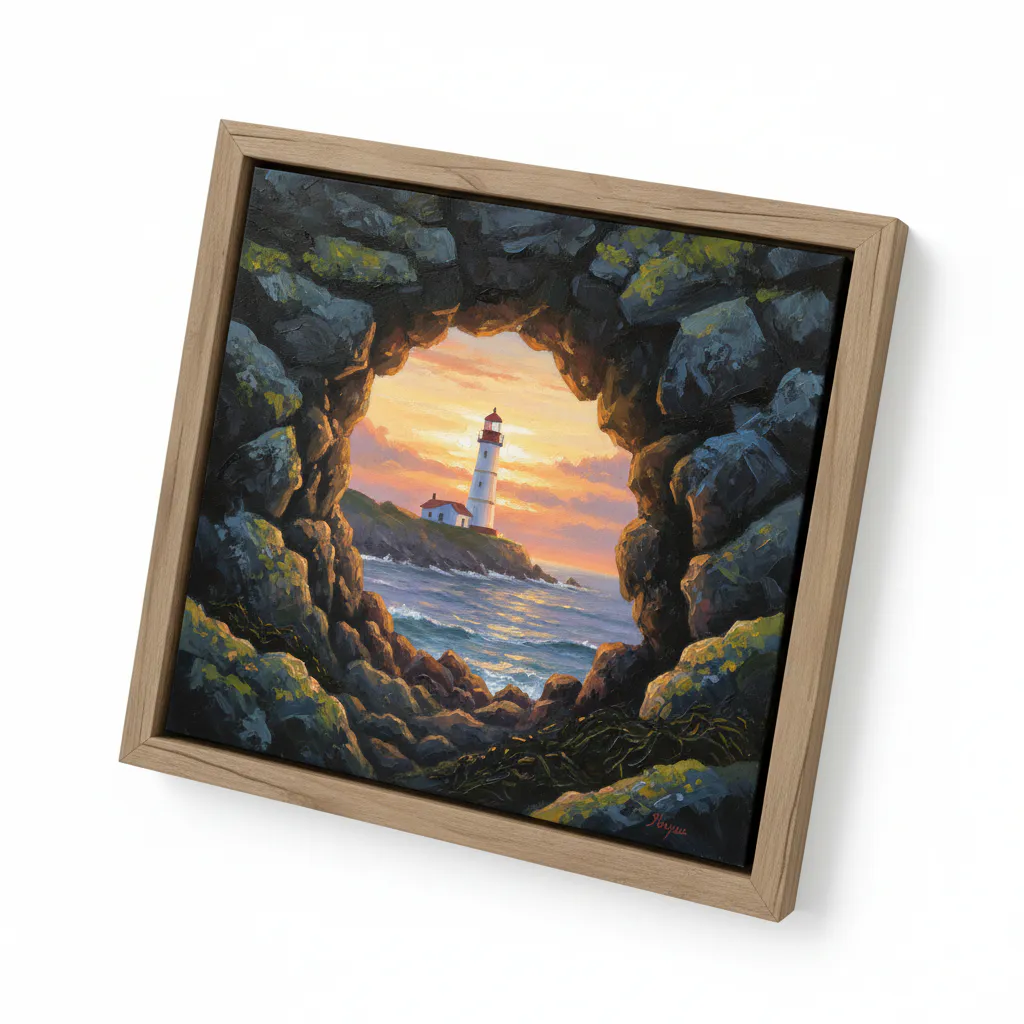 Lighthouse painting idea 29