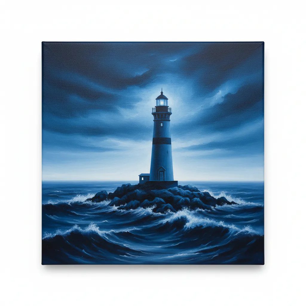Lighthouse painting idea 33