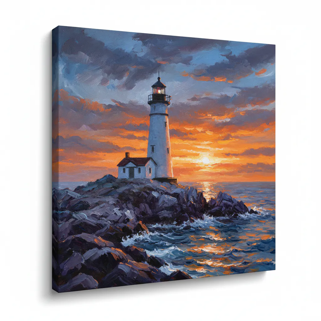 Lighthouse painting idea 34