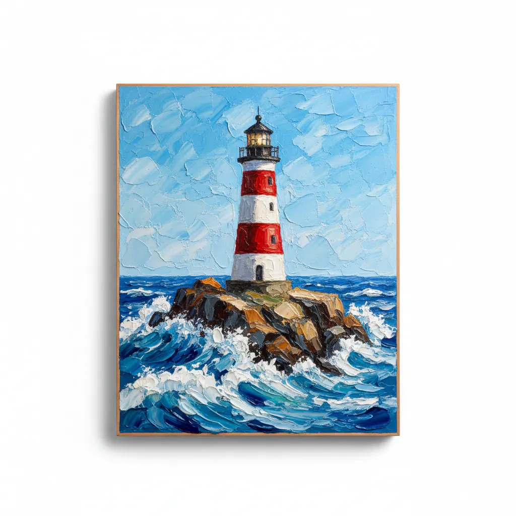 Lighthouse painting idea 35