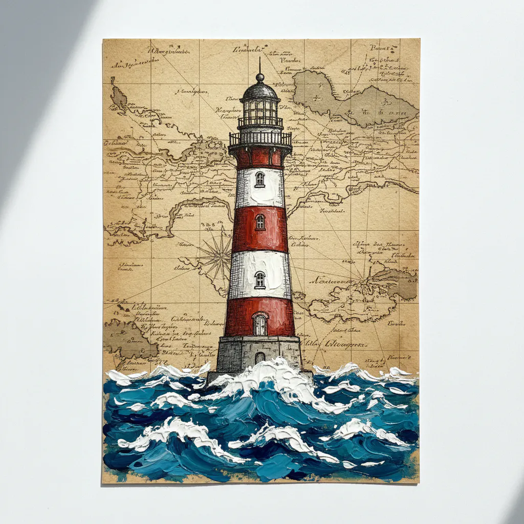 Lighthouse painting idea 36