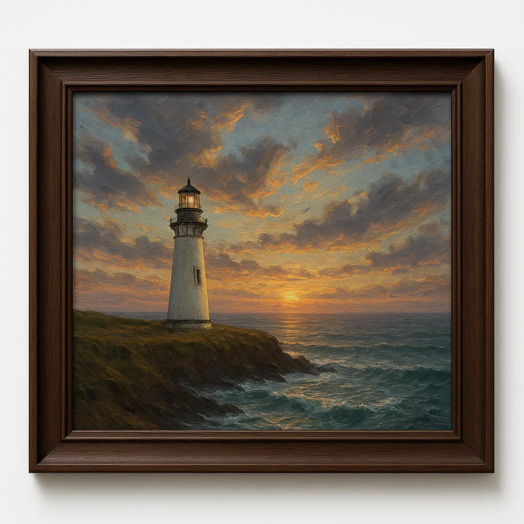 Lighthouse painting idea 41