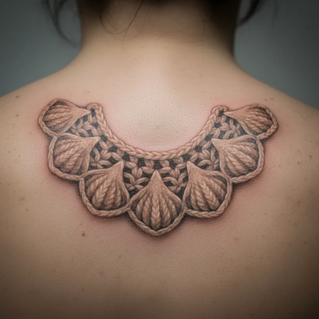 Crochet tattoo idea 33