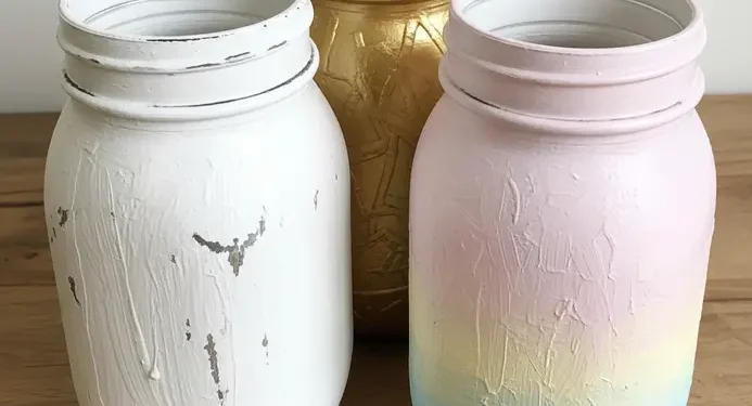Diy Mason Jar Painting