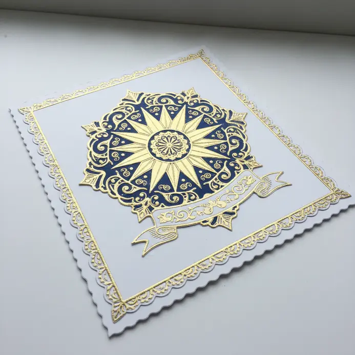 A celebratory scrapbook layout with a multi-layered paper cake that pops up from the page surface.