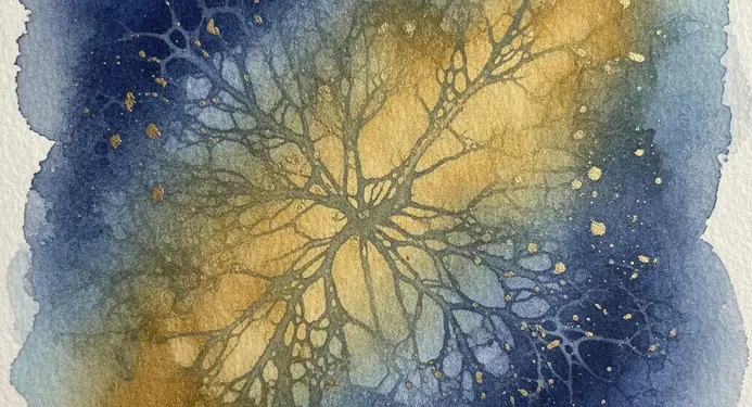 Easy Abstract Watercolor Painting