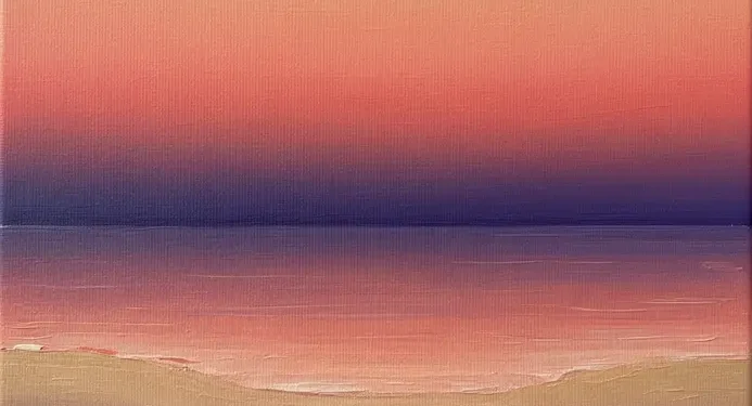 Easy Acrylic Beach Painting For Beginners