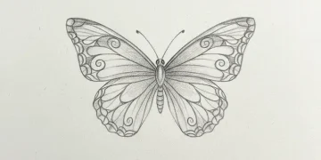 Easy Butterfly Drawing Ideas