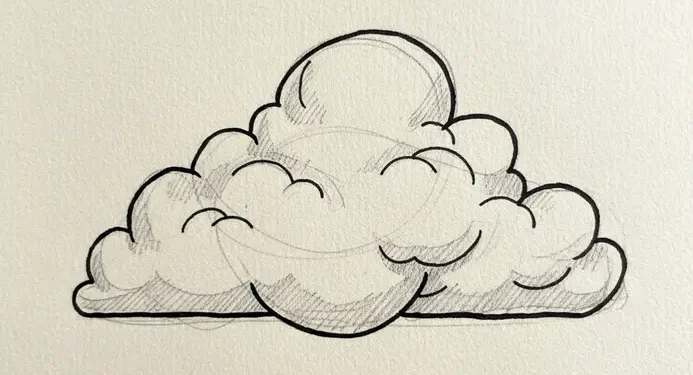 Easy Cloud Drawing Ideas