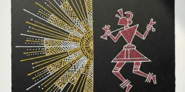 Easy Indian Folk Art Drawing