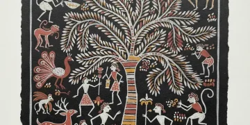 Easy Indian Wall Painting
