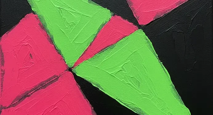 Easy Neon Acrylic Painting Ideas For Beginners