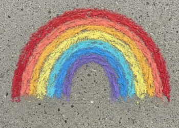 Easy Sidewalk Chalk Art