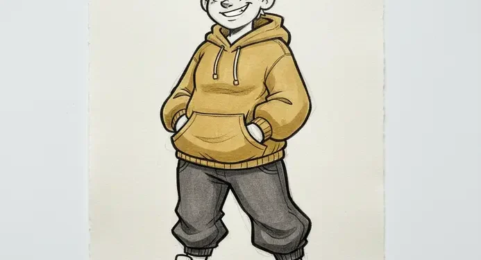 Easy Tomboy Art Illustration