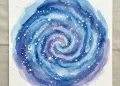 Easy Watercolor Galaxy Ideas