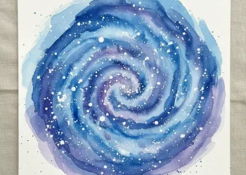 Easy Watercolor Galaxy Ideas