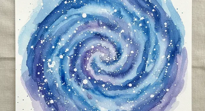 Easy Watercolor Galaxy Ideas
