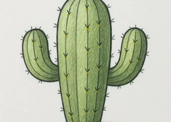 How To Draw A Cactus