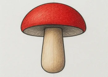 How To Draw A Mushroom