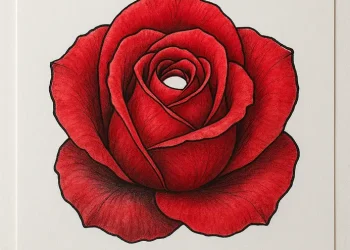 How To Draw A Rose