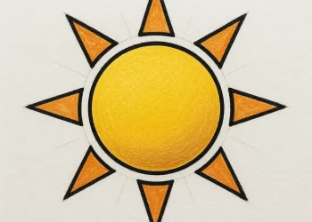 How To Draw A Sun