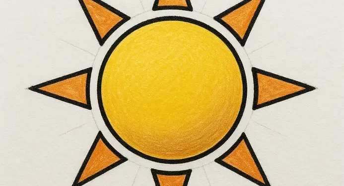 How To Draw A Sun