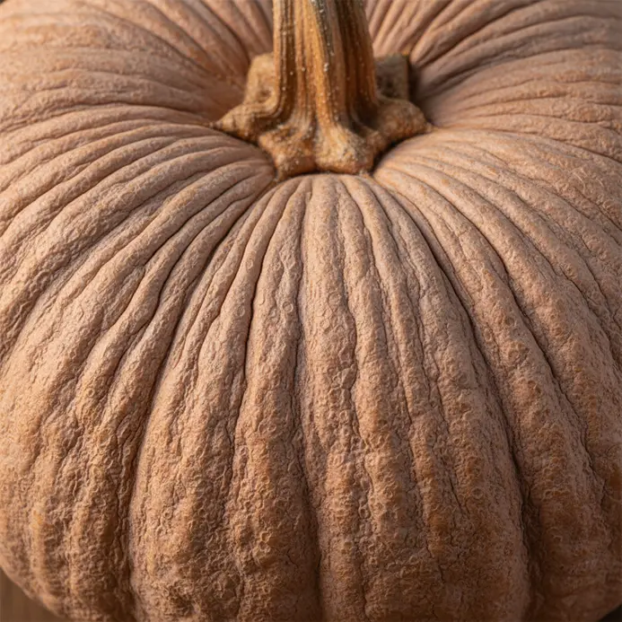 A clean pumpkin sits in a well-ventilated area with a dry cloth underneath.