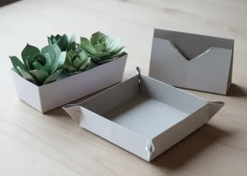 Paper Craft Ideas For Office Desk