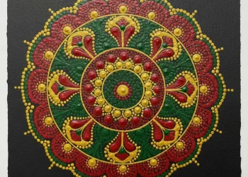 Simple Mandala Art Indian Style