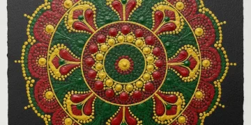 Simple Mandala Art Indian Style