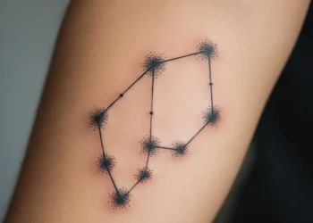 Aquarius Constellation Tattoo Designs