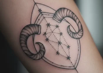Aries Constellation Tattoo Designs
