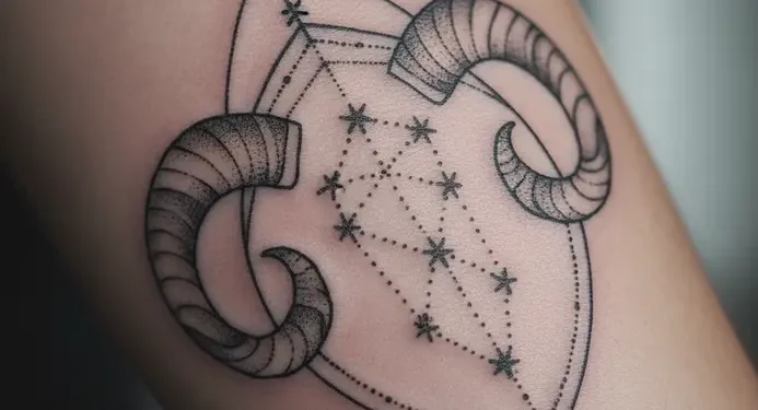 Aries Constellation Tattoo Designs